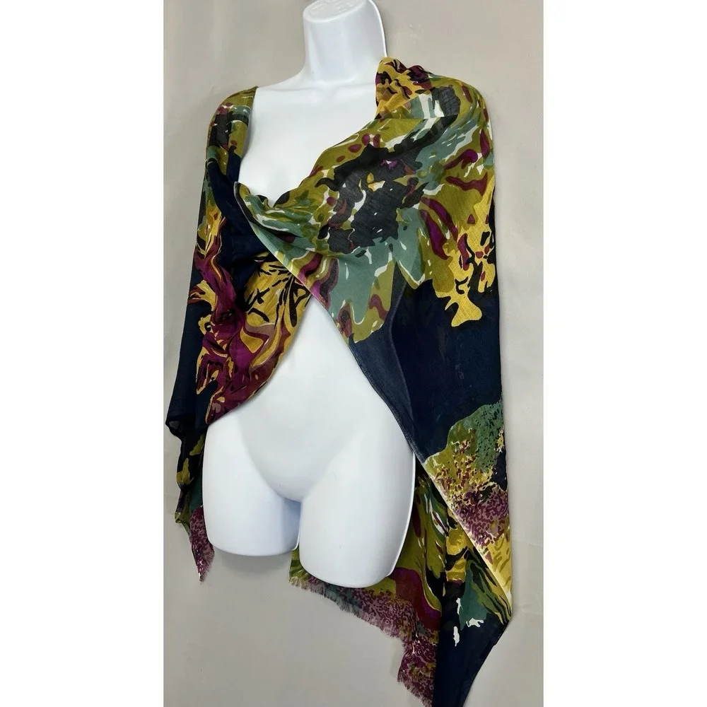 Unbranded Women's Scarf Wrap Multicolor 62